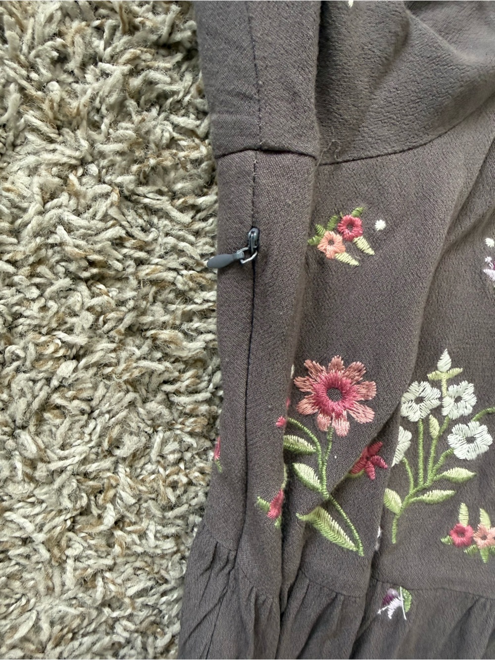 Embroidered Floral Maxi Dress - Picture 13 of 15
